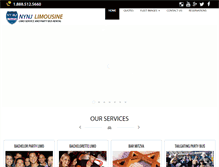 Tablet Screenshot of nynjlimousine.com